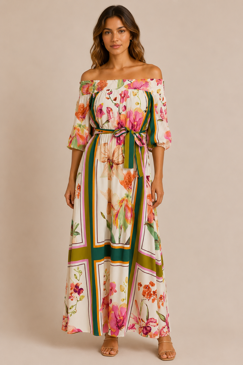 Orchid escape Maxi Dress