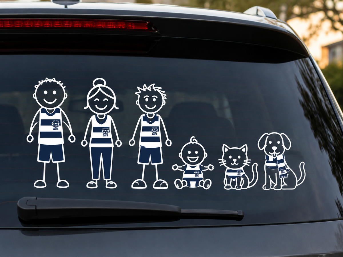 Custom Fan family Car Sticker